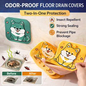 Anti-Odor Floor Drain Cover Bathroom Drain Cover Two-in-One Design