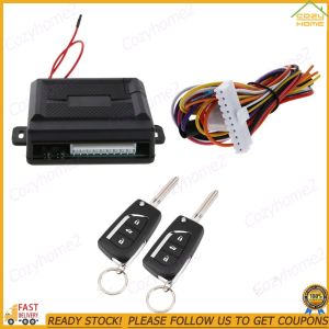 [CY] Universal Car Remote Central Door Lock Multifunctional Car Keyless Locking Kit Outdoor Anti-resistance Keyless System Remote Control Car Repairing Parts