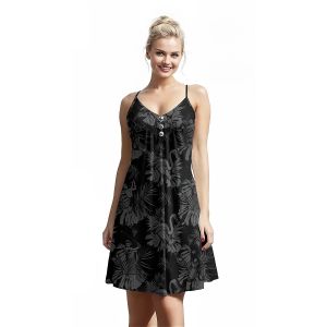 Jumeast Flamingo Pattern Women Fashion Button Sling Dress Playing Golf 3D Printed Beach Elegant Skirt Tropical Style Hawaiian Casual Clothing
