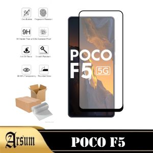 PROMO Tempered Glass Layar POCO F5 5G Pelindung Layar Depan