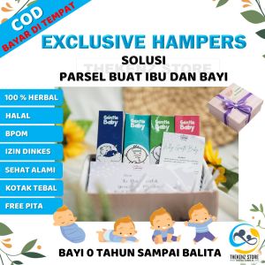 Hampers Exclusive Gentle Baby Therapeutic Oil Mengatasi Masalah Kesehatan Batuk Pilek Susah Tidur Rewel Di Malam Hari GTM Susah Makan Immune Booster Anti Pegal Begah Diare Pada Bayi Baru Lahir Baby Newborn Kids Bahan Alami BPOM