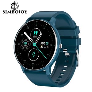 Simbojoy SmartWatch ZL02D Layar Terang 1.28 Anti Air IP67 Olahraga Pemantauan Tidur dan Detak Jantung Jam Tangan Pria Wanita