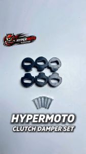 HyperMoto Garage Motorcycle Clutch Damper Set for XRM TMX HD3 RS100 6 Dampers + 6 Bolts