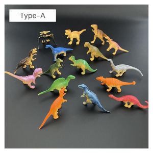 16Pcs Mainan Hewan Karet Kecil Lengkap Animal Figure Montessori Set Animal Laut / Hewan Liar / Dinosaurus