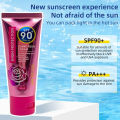 [SET OF 3PCS] 60ml Kiss Facial Tinted Sunscreen Cream SPF90+ High Protection UV PLUS Anti Aging. 