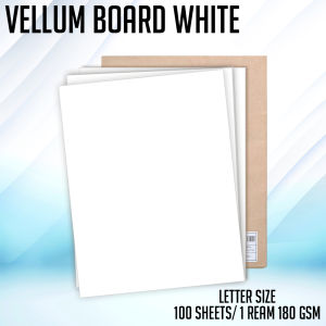 RF Printing - Vellum Board White 180gsm | Short Long A4 size (100 Sheets)