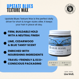 Shear Revival Upstate Blues Texture Wax