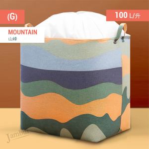 Extra Large 100/150L Waterproof Foldable Drawstring Dirty Clothes  Laundry Basket Toy Storage Bag Bakul Bekas Baju加大号脏衣篮