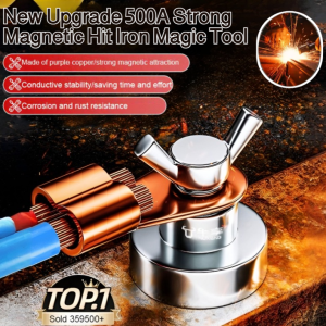 Strong Magnetic Grounding Artifact Grounding Magnet Electric Welding Machine Ground Wire Clamp Welding Support Clamps Tools 电焊强磁搭铁神器