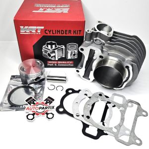 BLOK PISTON SET BLOK SEHER Bore Up KRT 54.50 mm BEAT SCOOPY VARIO FI Non Esp Starter Kasar 130cc