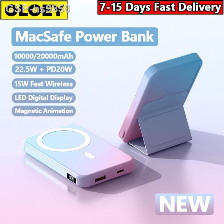 New Magsafe Bank 20000mAh With Stand 15W Magnetic Charger For iPhone 14 ...