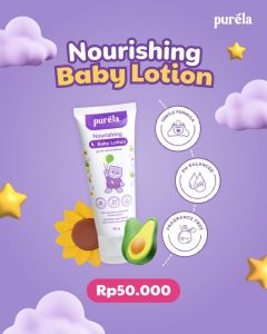 Purela Combo Baby Lotion & Sunscreen - Protection Kulit Anak Bayi untuk Melembapkan & Melindungi Kulit dari Sinar Matahari Aman untuk Kulit Sensitif
