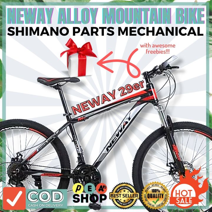 Pea s Shop BEST SELLING 29er Neway Alloy Mountain Bike Shimano Parts Mechanical Alloy Frame Printed Matte Finish Mechanical Brake Dial 21 Speed