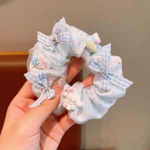 TUmama Phụ kiện tóc thiếu nhi dễ thương Sanrio Dây Buộc Tóc phim hoạt hình kuromi Bow Phụ kiện tóc