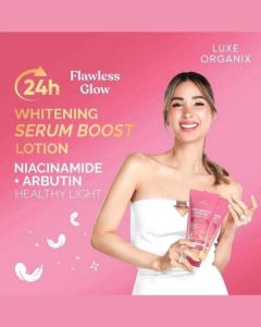Luxe Organix Niacinamide + Alpha Arbutin Whitening Serum Lotion 350mL – Brightening & Even Skin