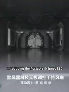 8000MAH  Handheld Mini Fan Small 100-wind-speeds rechargeable Super-mute High-wind Portable