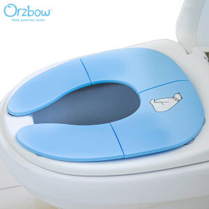 Orzbow Portable Potty For Kids Travel Childrens Pot Baby Potty Training Seat Boys Girls Toilet Training Seat Pot Cushion Urinal - Pink