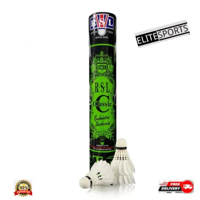 RSL BADMINTON SHUTTLECOCK CLASSIC READY STOCK (100% Original) (Speed 77)