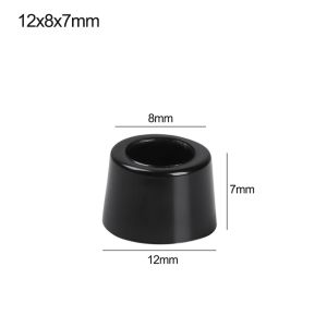 JAYQQ 10 pcs Phụ kiện nhạc cụ Màu đen Cái đệm Thảm lót chân PVC Tấm bảo vệ Bàn chân trượt nội thất Thon gọn