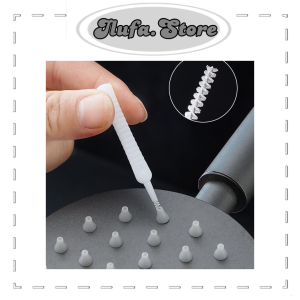 ILU811 Anti sumbat Shower Sikat Mini Pembersih Shower Dot Konektor HP