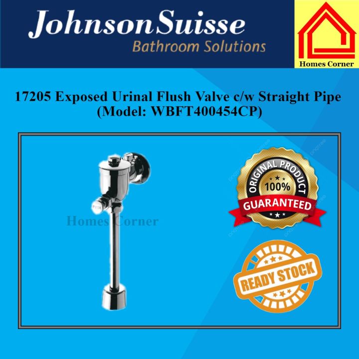Johnson Suisse 17205 Exposed Urinal Flush Valve c/w straight pipe