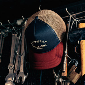 Nón kết mũ lưỡi trai Tripwear Reckless vải kaki phối lưới form đứng chuẩn thời trang đường phố