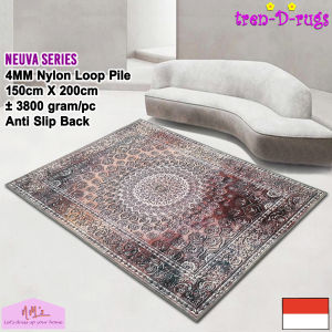 Tren-D-rugs Karpet eropa modern alas permadani abstrak kamar tidur anti slip 150 cm x 200 cm - NMs
