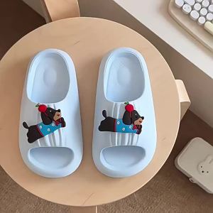 [Free Shipping] 5.0 Thick-Soled Cute Miffy Rabbit Eva Slippers For Women Summer Outdoor Wear Dormitory Non-Slip Home Use Height-Increasing Soft-Soled Sandals