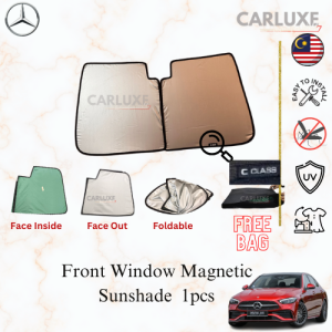 Premiums Magnetic Sunshade Sun Shade for  Mercedes Benz C-Class W205 2015-2021 / W206 2022 until now
