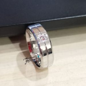 Cincin Perhiasan Tunangan Titanium Cincin Pria Cincin Wanita Cincin Universal