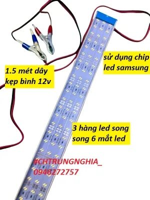 Đèn Led Kẹp Bình 12V Tiết kiệm điện 50cm 1 mét