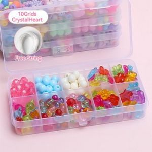 Set Manik Manik DIY Meronce Mainan Edukasi Kreatifitas Anak Perempuan Kalung Gelang