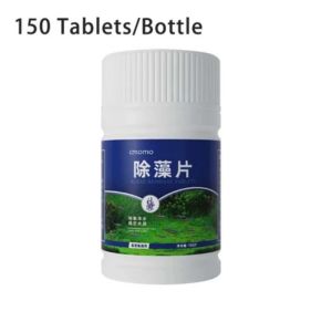 150Pcs Aquarium Algae Remover Non-Toxic Aquarium Algae Remover Cleaner Tablet For Fish Tank And Pond