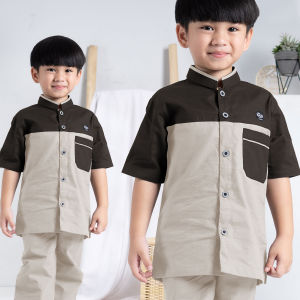 Baju Koko Anak Laki Laki 9-14 Tahun Setelan Koko Anak Premium - StyleKids Izyan