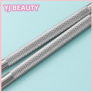 🔥🔥🔥yaojun 1 PC Double-ended Stainless Steel Cuticle Pusher Nail Manicures Remover Manicure Sticks Tools for Nail Art