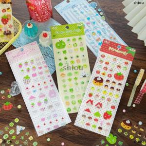 [COD] shiou 1 4 Miếng dán 3D miếng dán dễ thương hình ngôi sao cỏ ba lá đại dương cũ miếng dán trang trí sổ lưu niệm thủ công tự làm