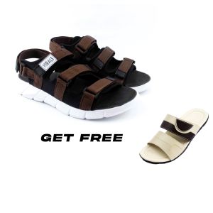 Sandal Gunung Outdoor Pria Model Fashion Korea Terbaru Beli 1 Gratis 1 CVL 11