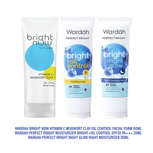 Paket Wardah Perfect Bright Lengkap Creamy Foam Moisturizer Micellar Water