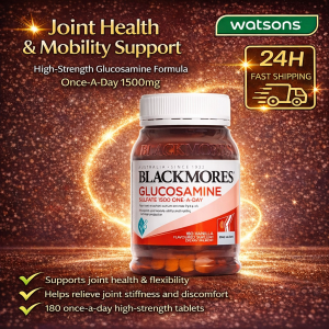 Blackmores Glucosamine Sulfate 1500mg One-A-Day 180 Tablets / Support Joint Health /EXP.2028