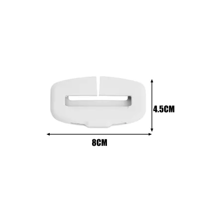 2PCS Universal Silicone Car Seat Belt Cover Anti-Scratch Car Seatbelt Buckle Protective Case for Car Seat Decoration