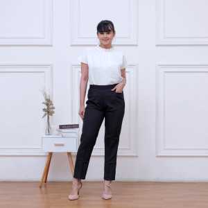 CELANA PINGGANG KARET WANITA CELANA FORMAL WANITA CELANA PANJANG JUMBO WANITA