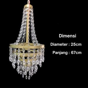 LAMPU DEKORASI/LAMPU KRISTAL/LAMPU GANTUNG