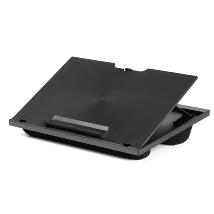E0Adjustable Lap Desk with 8 Adjustable Angles & Dual Cushions Laptop ...