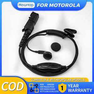 Walkie‑Talkie Headphone Earpiece and Mic for Motorola XIR P6620/P6600/XPR3300/XiR E8600/E8608/MTP3100/3150/3250