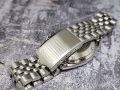 นาฬิกา Seiko Automatic 7009-3110 Datejust Style ขอบหยัก หน้าสีเทา เรือน สแตนเลส. 
