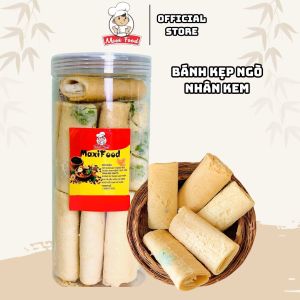 350G Bánh Kẹp Ngò Nhân Kem - MAXIFOOD