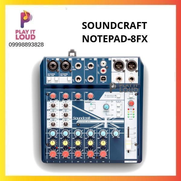 Original Soundcraft: Notepad-8FX professional mixer with audio