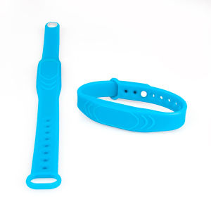 Boland 1/5PCS RFID Wristband 125khz EM4100 TK4100 Silicone Bracelet Keyfob Smart Tag Waterproof Adjustable Wrist For Access Control System(Cannot be cloned)