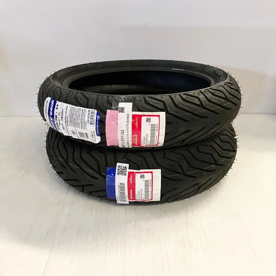 ยาง นอกล้อหน้า-หลัง 110/70-14//130/70-13 M/C-TL MICHELIN HONDA