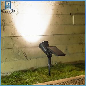 [Fast Delivery] 18LED Waterproof Solar Powered Lights Solar Landscape Spotlights Solar Outdoor Garden Lights for Yard Pathway Wall Porch